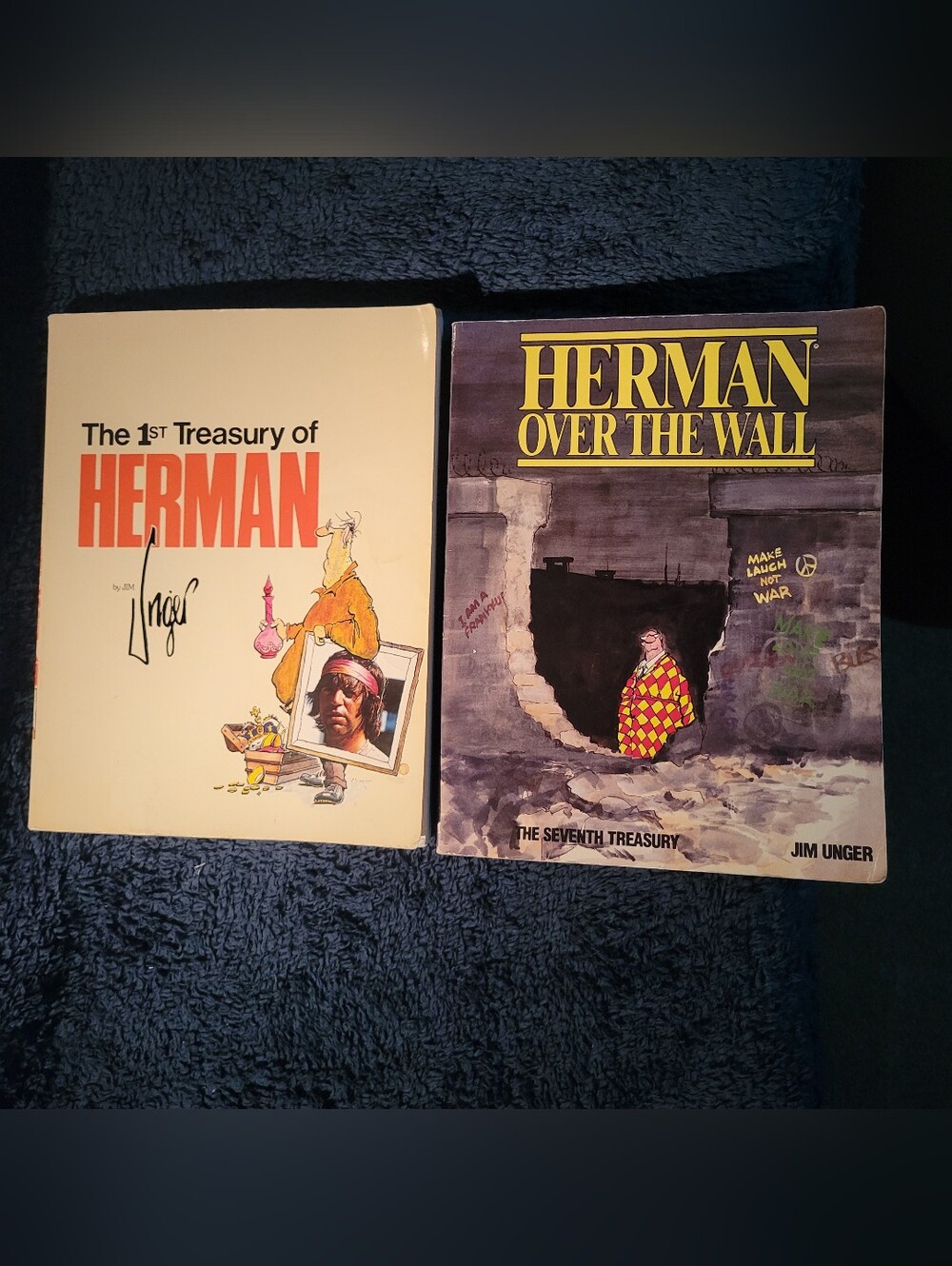 HERMAN Books! By Jim Unger Vintage Nostalgic 70s-90s